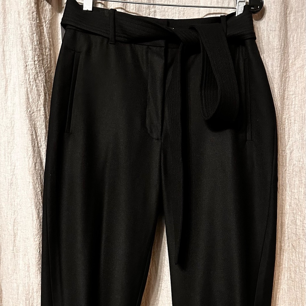 Wilfred Black Tie-Waist Trousers